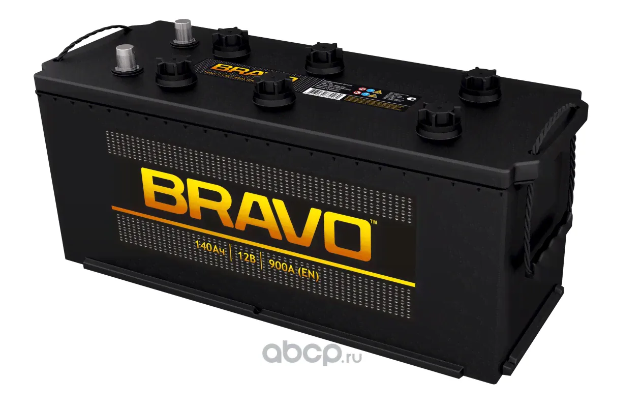 Аккумулятор BRAVO 6СТ-140L пп 140 Ач 890 А 513х189х215 конус [D4(Тип A)]