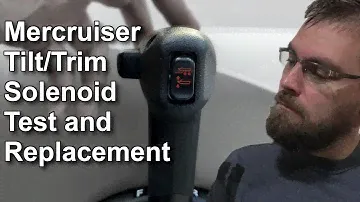 Fixing a Mercruiser Alpha or Bravo Tilt and Trim (Solenoid replacement)