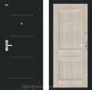 Дверь Bravo Нео Букле черное/Cappuccino Veralinga