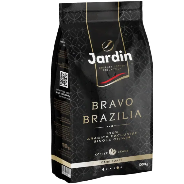 Кофе в зернах Jardin Bravo Brazilia 1кг 265068