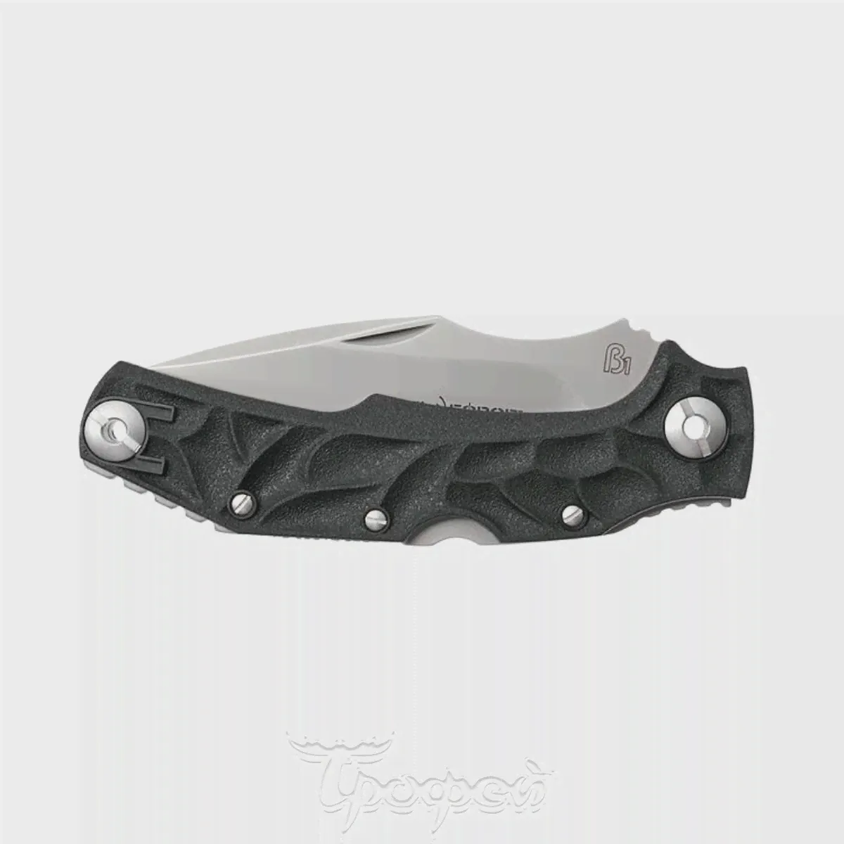 Нож складной сталь 440С, матовый, плейн PF1026 Bravo Outdoor Pohl Force-0