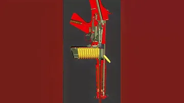 How FN FAL battle rifle works? in 3D animation