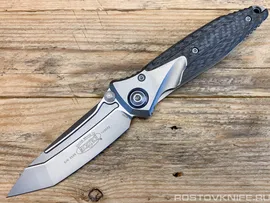 MT-261-7CFTI - Microtech Socom Bravo T/E Titanium/Carbon fiber, M390 steel