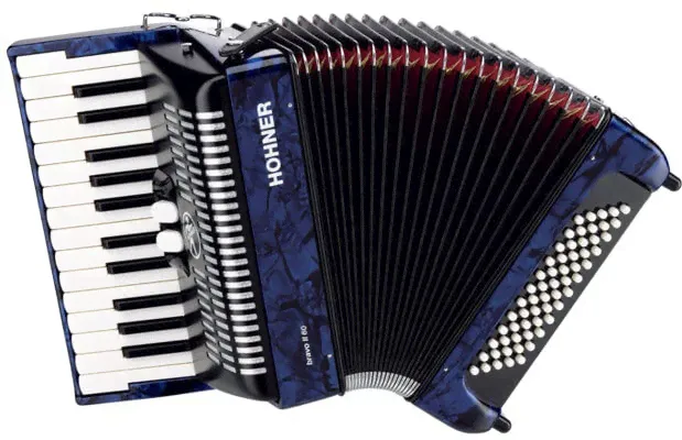 Аккордеон Hohner New BRAVO II 48 Dark Blue 1/2-0