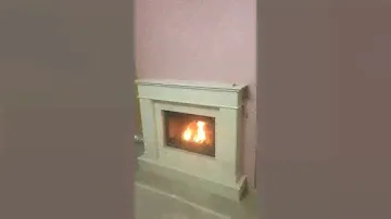 Установлена каминная топка Kratki Olivia с каминной облицовкой Браво Оскар 097 767 42 98