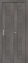 Межкомнатные двери, Складные двери, Эко Шпон, Bravo Браво-21 Grey Melinga