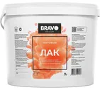 Матовый лак BRAVO DECOR лессирующий состав, для внутренних и наружных работ, декоративного эффекта и защиты от загрязнений, 0.9л 19411