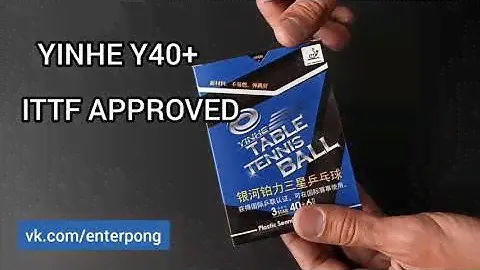 Мячи YINHE 40+ ITTF APPROVED