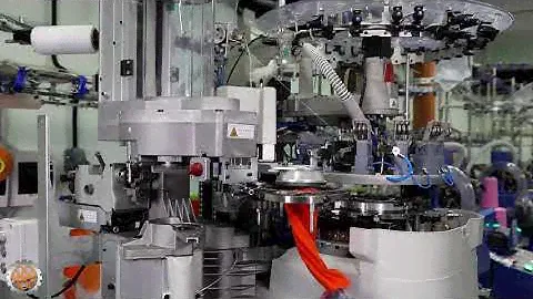 Чулочно-носочный автомат с зашивкой мыска