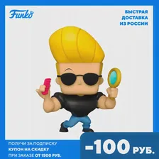 Фигурка Funko POP! Animation Johnny Bravo Johnny wMirror & Com 57789, Джонни Браво (art.: 3920bbd07e4fb)