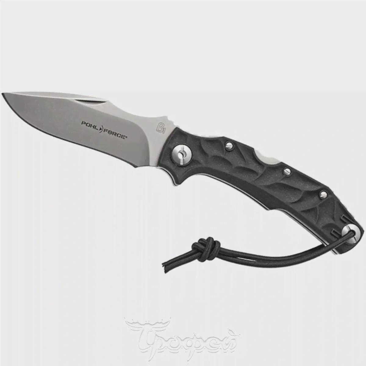 Нож складной сталь 440С, матовый, плейн PF1026 Bravo Outdoor Pohl Force-2